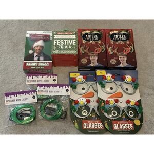 NEW Christmas Holiday Party Games for School Family Game Night Gift Bingo Trivia